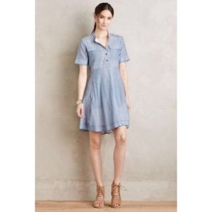 {Anthro} Burnett Shirtdress